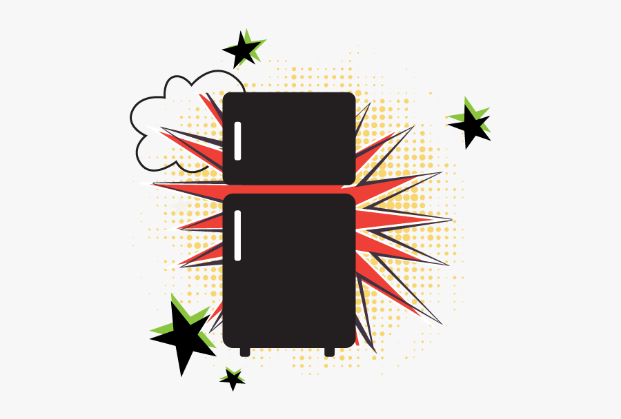 Refrigerator Repair In Orange County - Wall Decal, Transparent Clipart