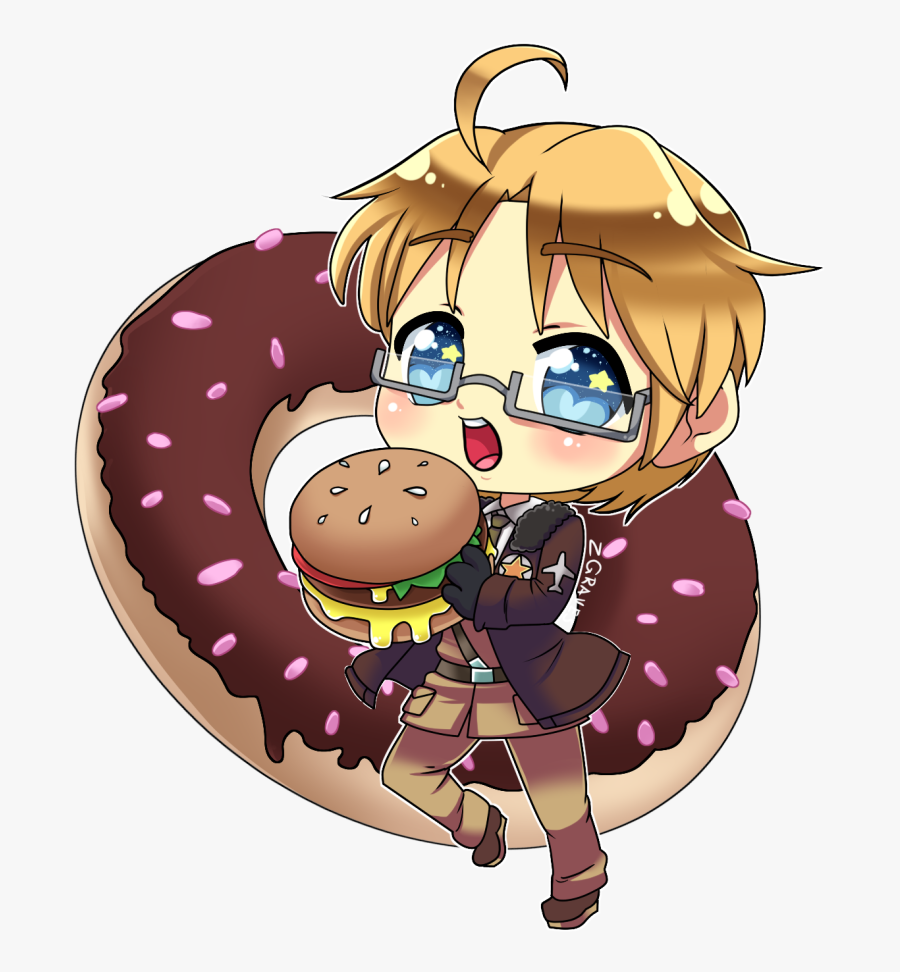 Grave Clipart Open Grave - Chibi Hetalia America, Transparent Clipart