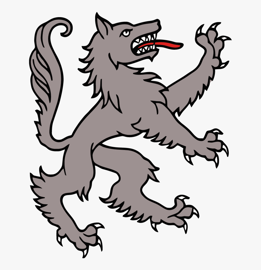 Whitewolf26 - Coat Of Arms Wolf Png, Transparent Clipart