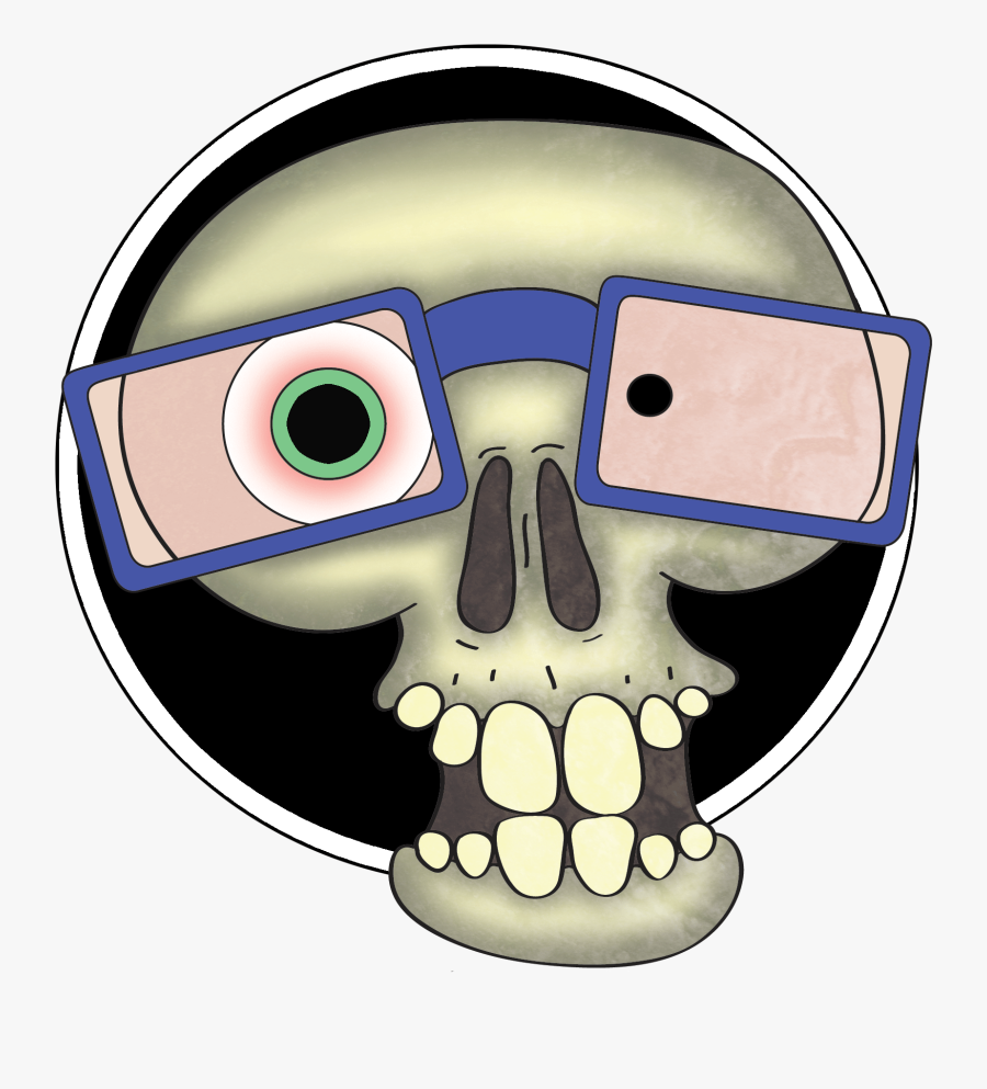 Horror Land Skull - Skull, Transparent Clipart