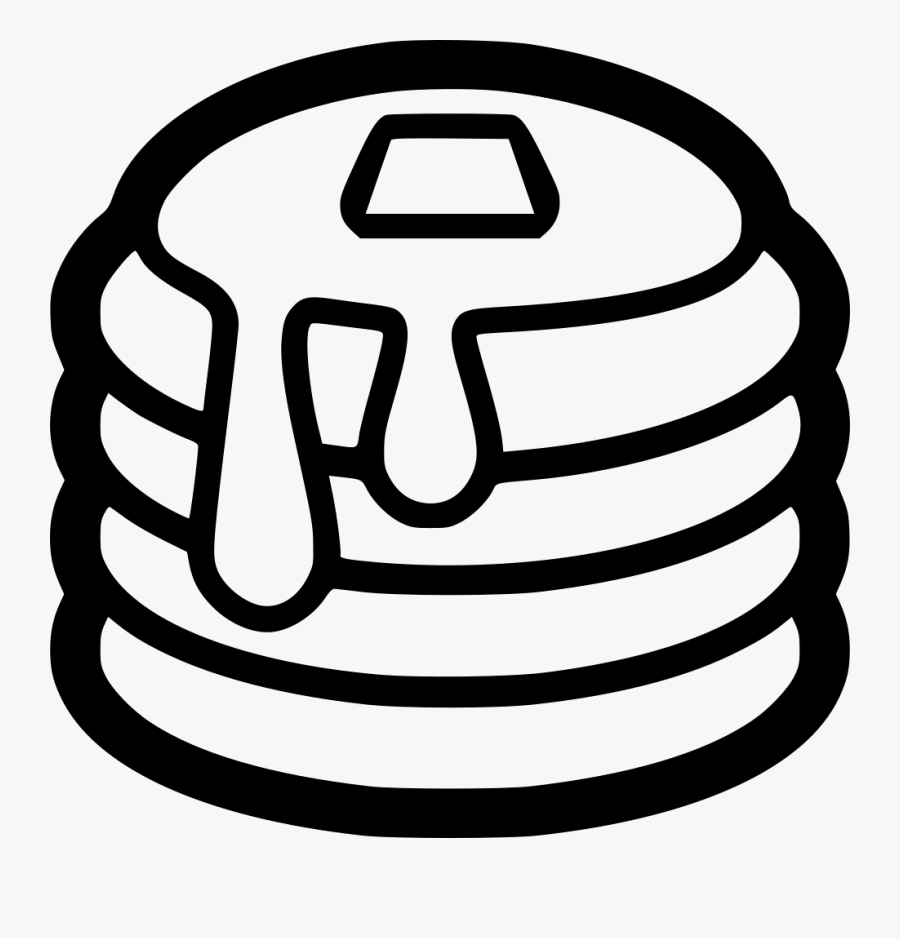 Pancakes Icon, Transparent Clipart