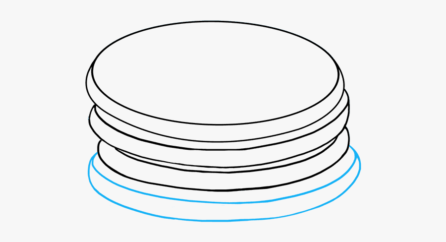 How To Draw Pancakes - Circle, Transparent Clipart