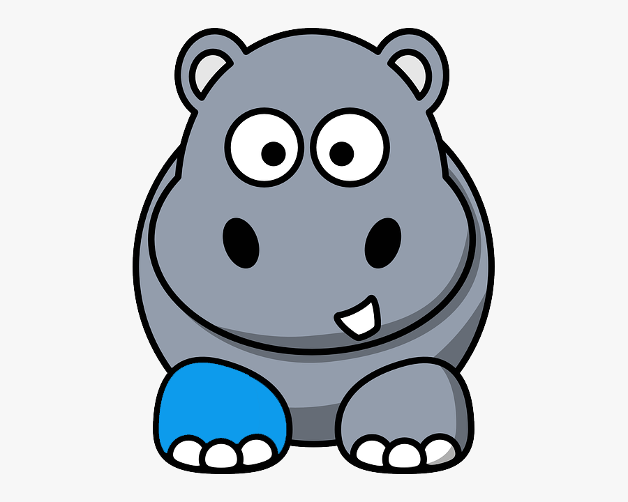Story Harry The Hippo Goes To The Hospital Blue Cast - Blue Hippo Cartoon, Transparent Clipart
