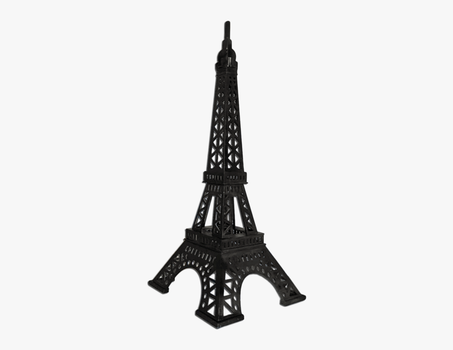 Medium Gold Paris Eiffel Tower - Black Paris Tower, Transparent Clipart