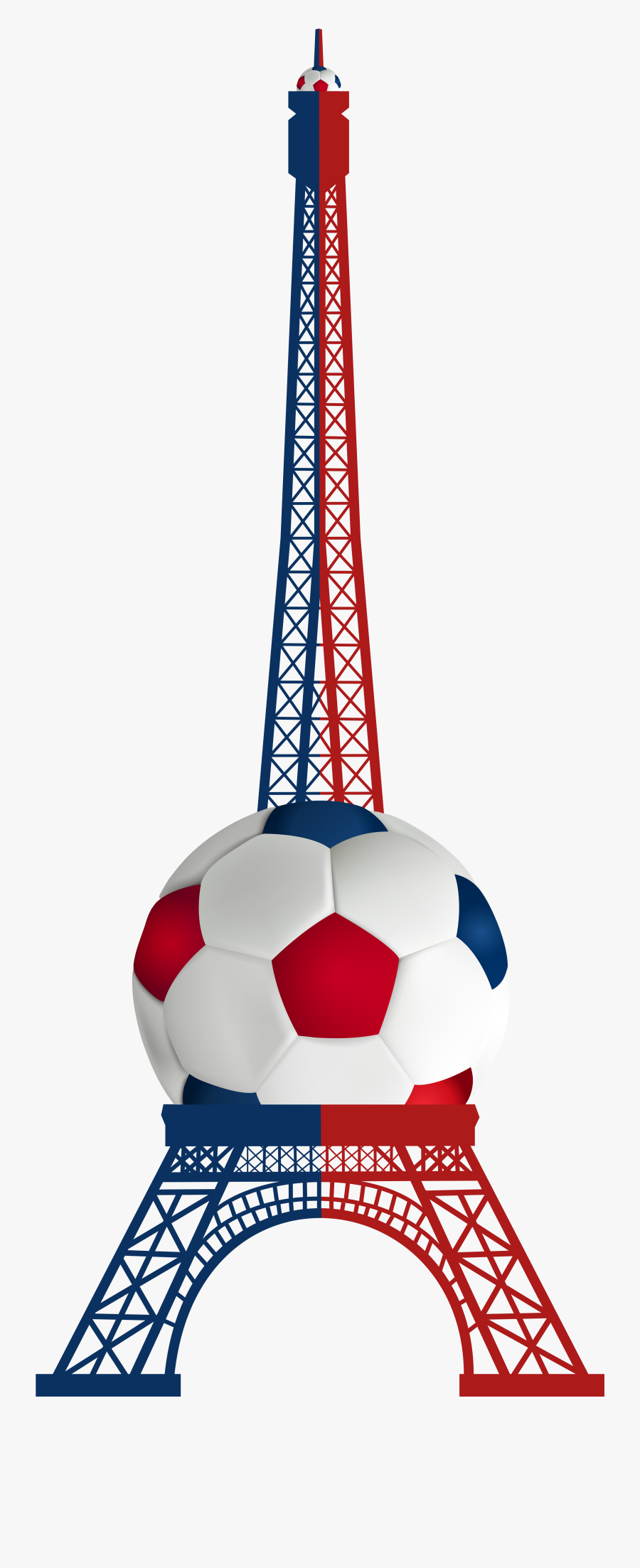 Eiffel Tower Euro 2016 France Png Transparent Clip - Eiffel Tower Pencil Drawing, Transparent Clipart
