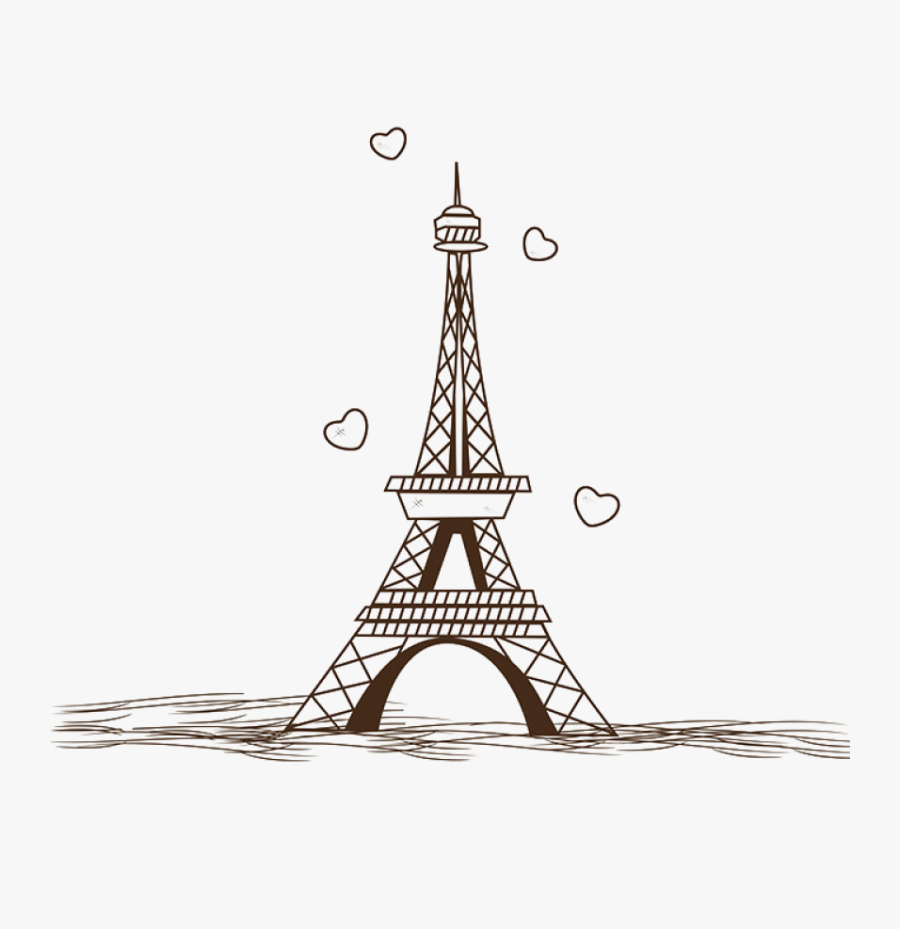 Eiffel Tower Png - Eiffel Tower Paris Silhouette, Transparent Clipart