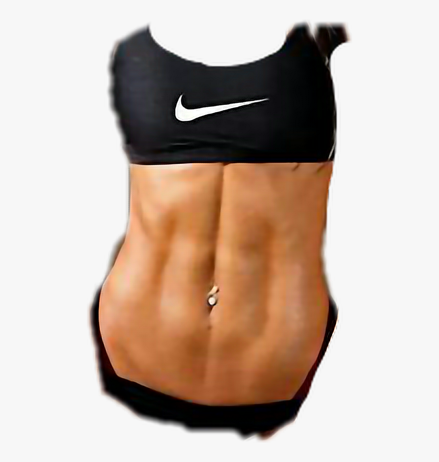 #girl #abs #female #muscle#freetoedit - Girl Abs Png, Transparent Clipart