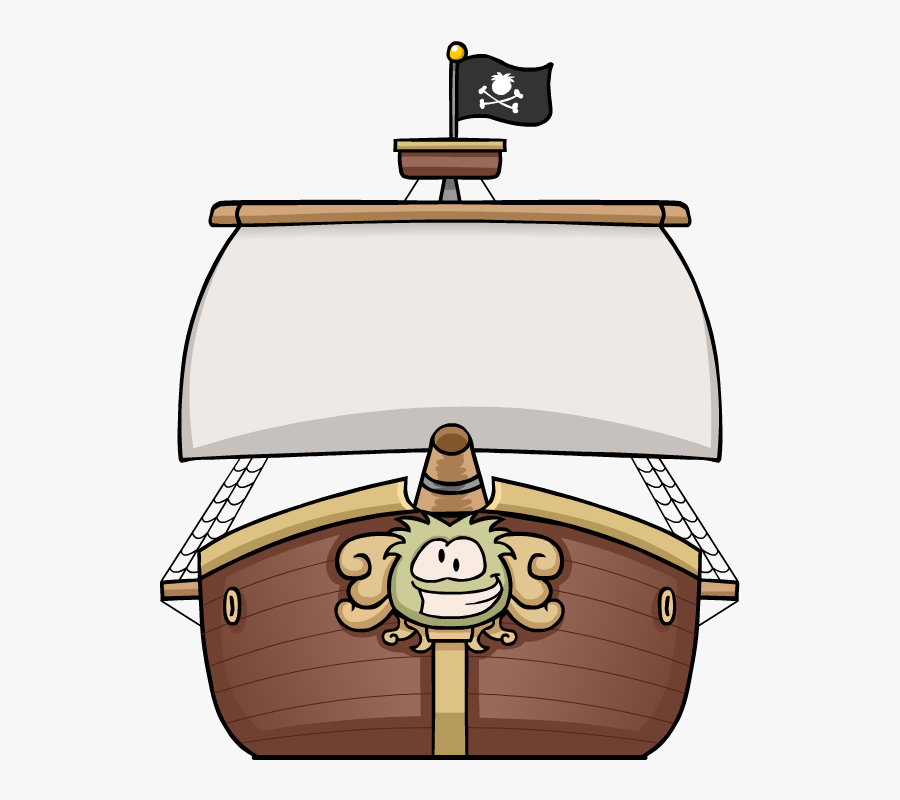 Club Penguin Island Ship Png, Transparent Clipart