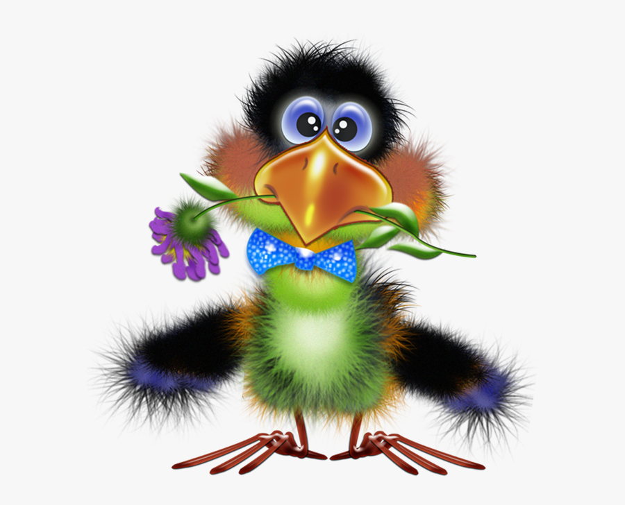 Funny Bird Clip Art, Transparent Clipart
