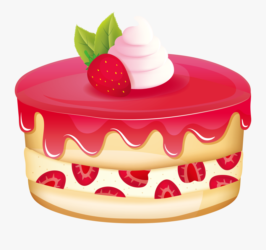 Strawberry Shortcake Bxe Nh - Strawberry Cake Clipart, Transparent Clipart