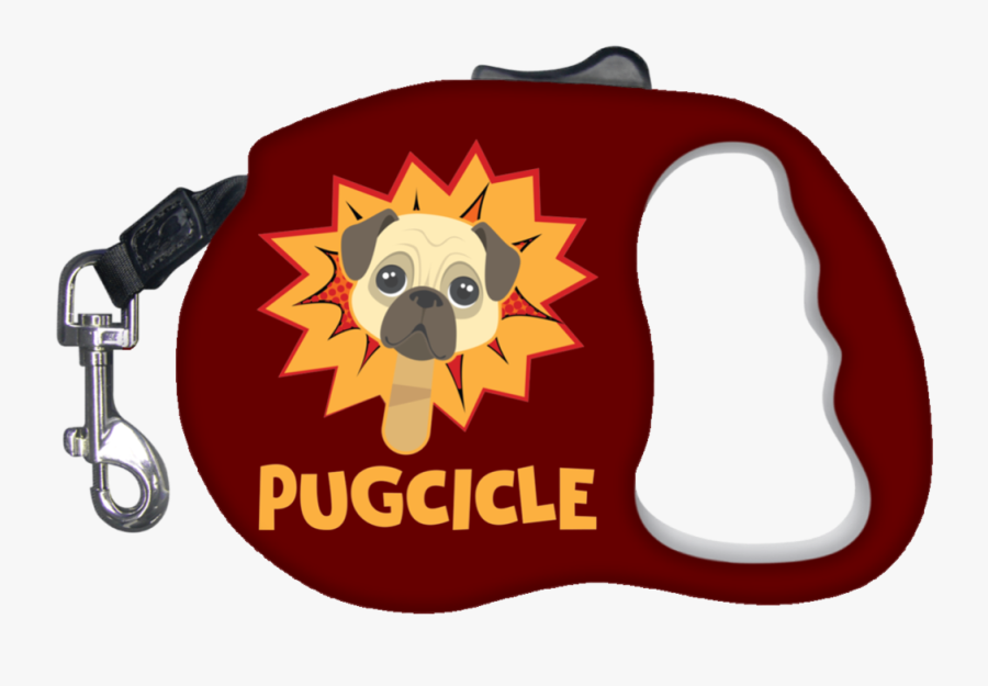 Pug Retractable Dog Leash - Dog Lead Mock Up, Transparent Clipart