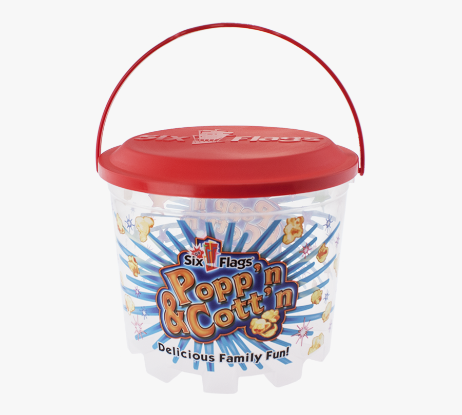160oz Stackable Bucket With Embossed Lid And Handle - Plastic, Transparent Clipart
