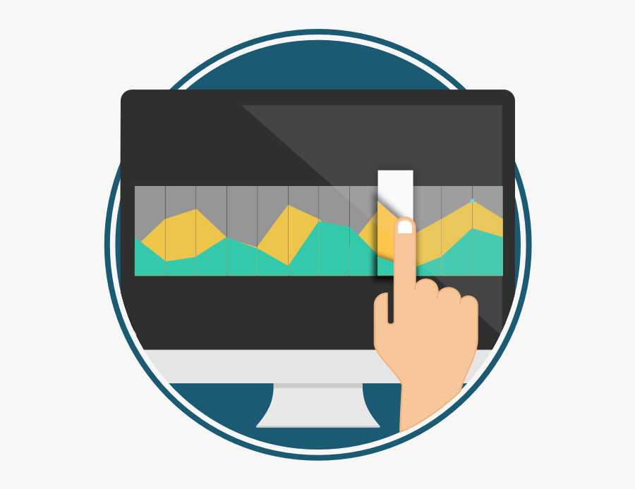 Machine Learning For Your Data And Advanced Analytics - Self Service Analytics Icon, Transparent Clipart