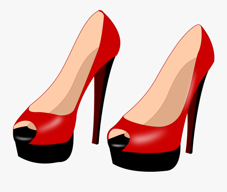 Peach,red,shoe, Transparent Clipart