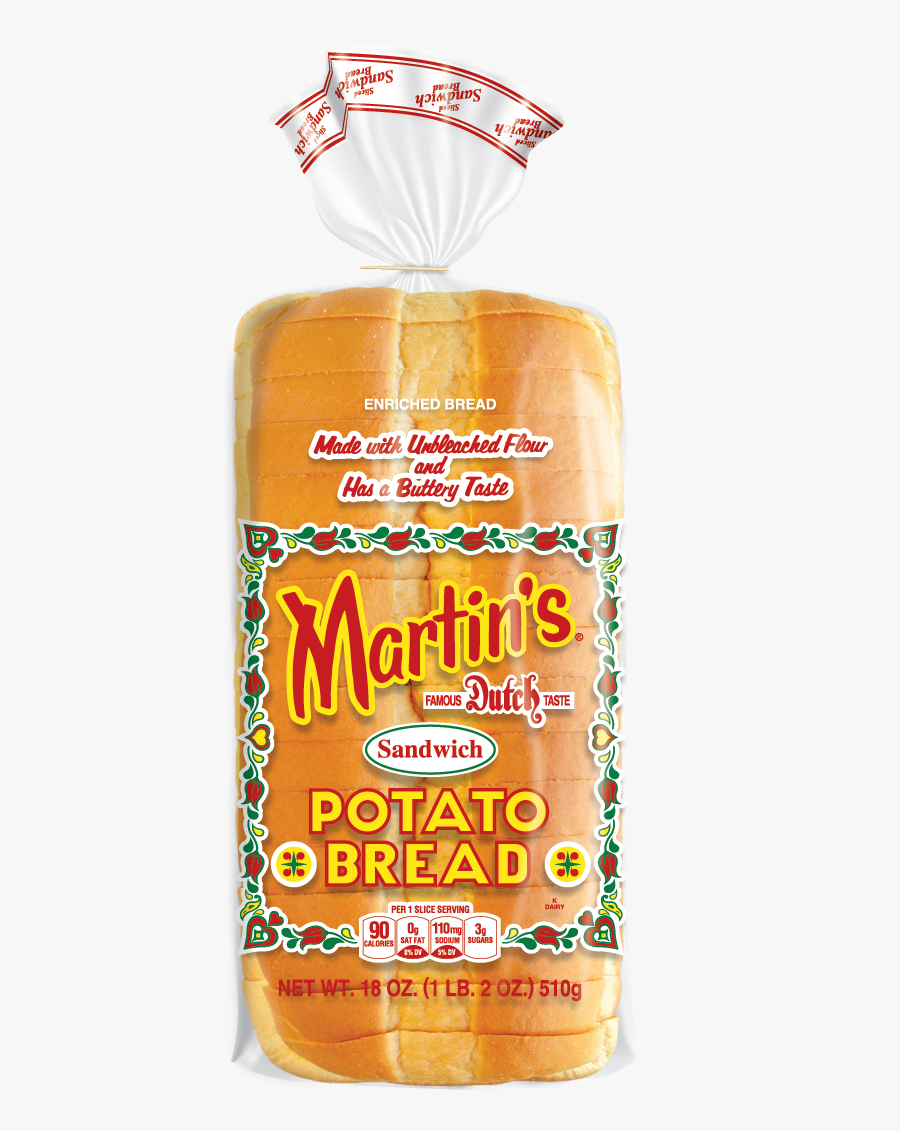 Martin"s® Potato Bread - White Bread, Transparent Clipart