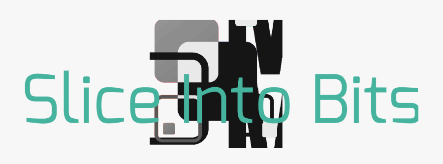 Slice Into Bits - Graphic Design, Transparent Clipart
