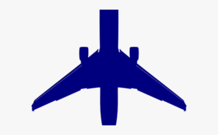 Icon Plane Png Blue, Transparent Clipart
