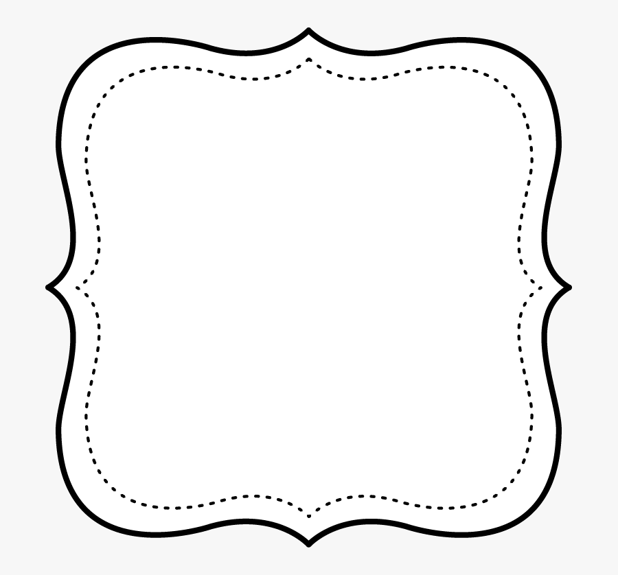 Marcos Blanco Y Negro, Transparent Clipart