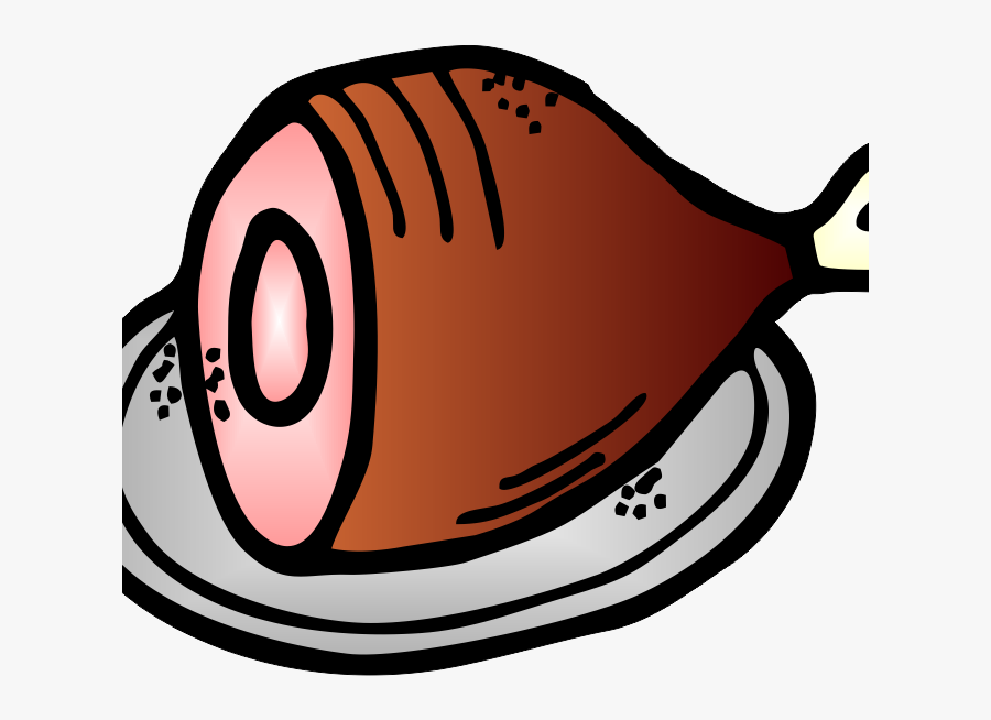 Ham Pictures Clip Art Clipartfest Wikiclipart Majestic - Ham Clipart Black And White Png, Transparent Clipart