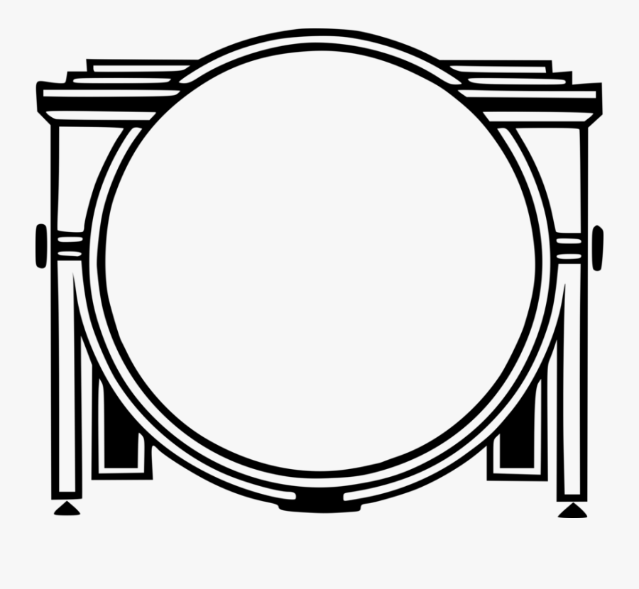Rectangle,symmetry,area - Mirror Frame Silhouette Rectangle Png, Transparent Clipart