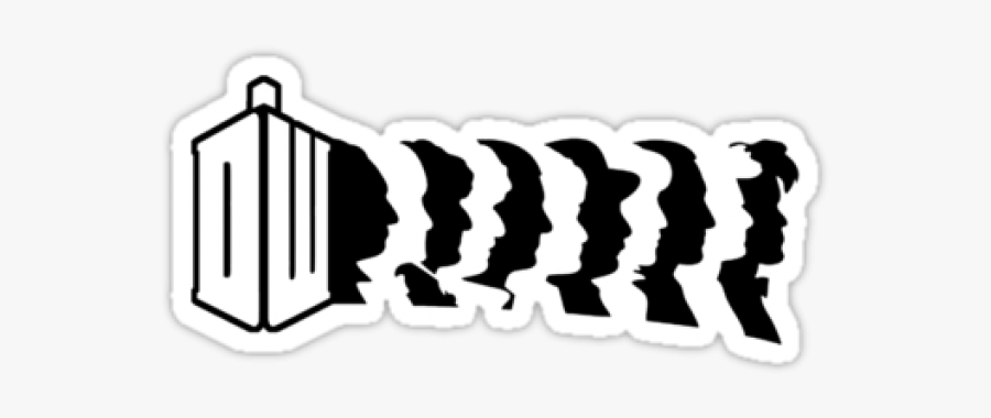 Dr Who Clipart - Dr Who 50th Anniversary Stencil, Transparent Clipart