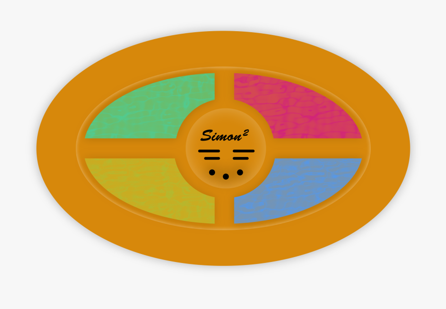 Hasbro Yellow Oval Simon Game 2, Transparent Clipart