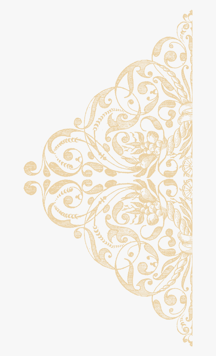 Lace Gold Pattern Ornament Mapping Texture Clipart - Gold Pattern Transparent Background, Transparent Clipart