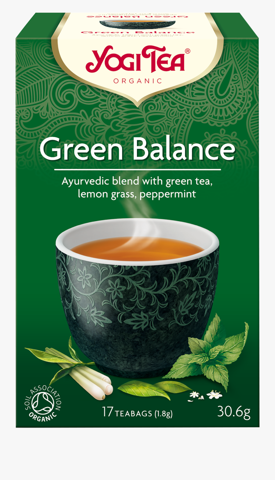 Green Energy Yogi Tea, Transparent Clipart