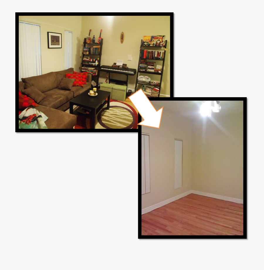 Floor Clipart Empty Bedroom - Den, Transparent Clipart