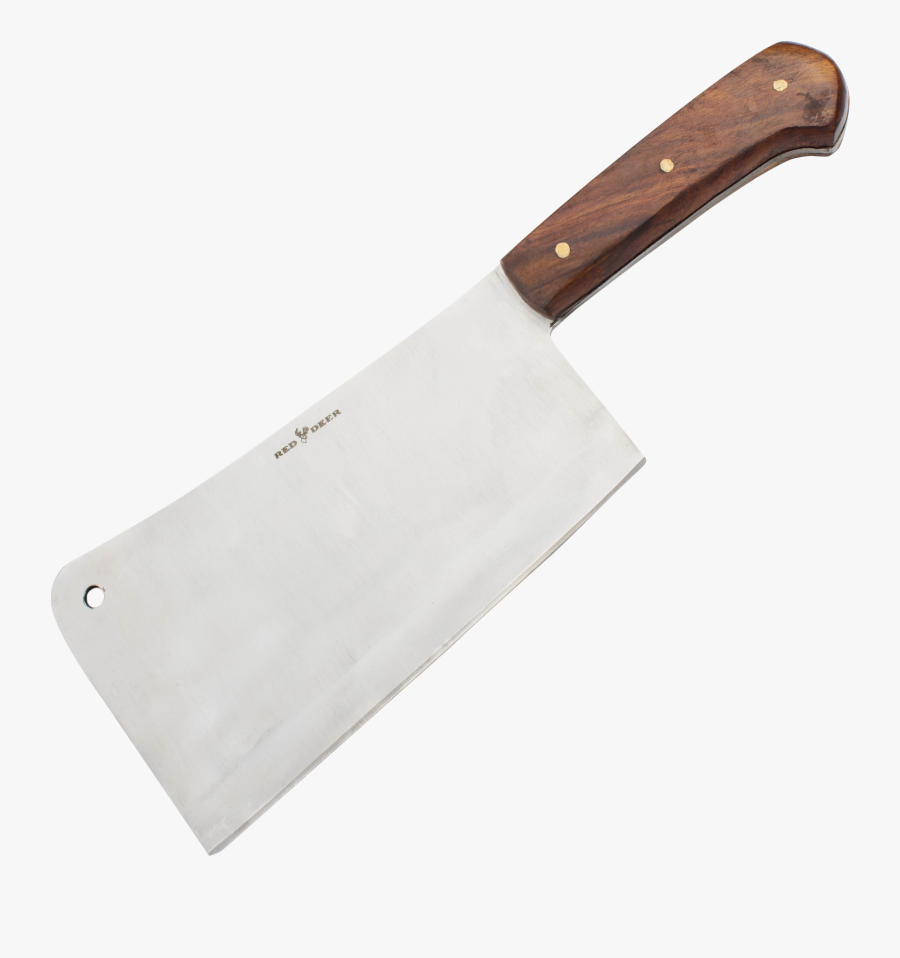Clip Art Wooden Handle Inch With - Meat Cleaver Png, Transparent Clipart