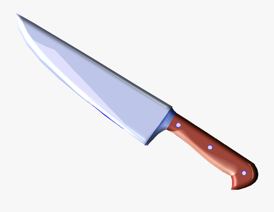 Butcher Knife Kitchen Knives Clip Art - Cuchillo De Cocina Caricatura, Transparent Clipart