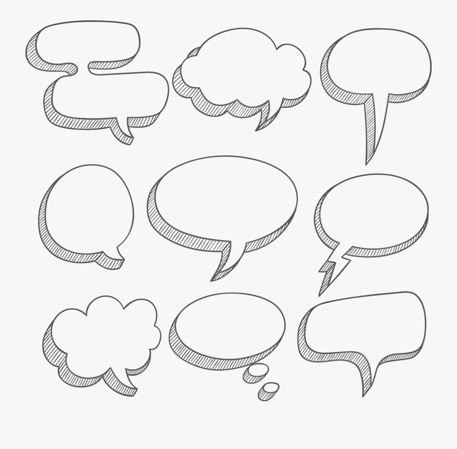 Box Simple Text Balloon Texture Speech Dialog Clipart - Text Box For Writing, Transparent Clipart