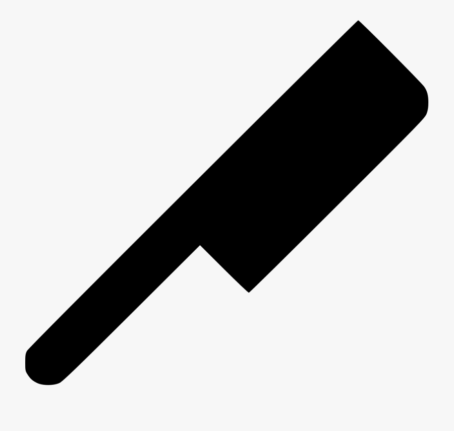 - Knife Of Butcher Black And White Png - Knife Of Butcher Black And White Png, Transparent Clipart
