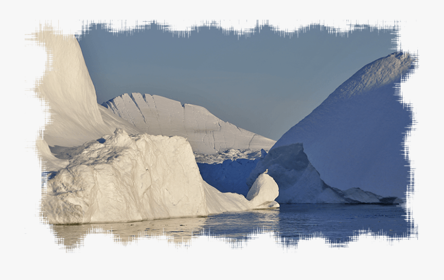 Greenland Midnight Sailing Among - Iceberg, Transparent Clipart