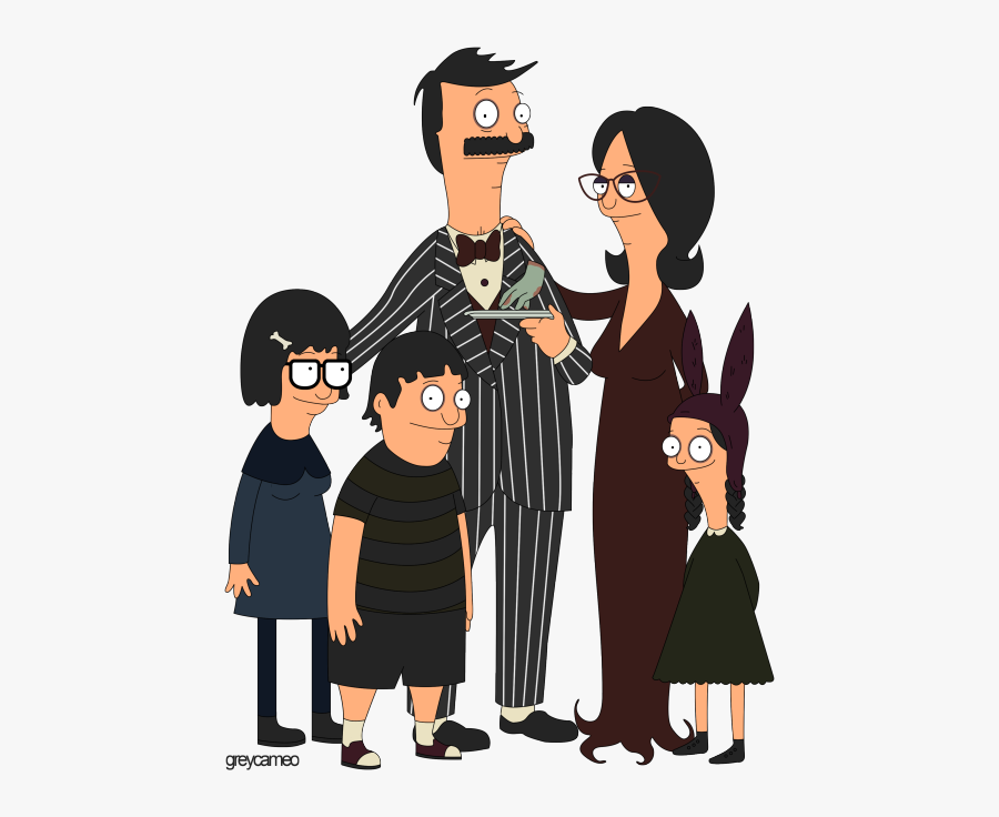 Cartoon,animated Art,fictional Character,style,family - Goth Tina Bob's Burgers, Transparent Clipart