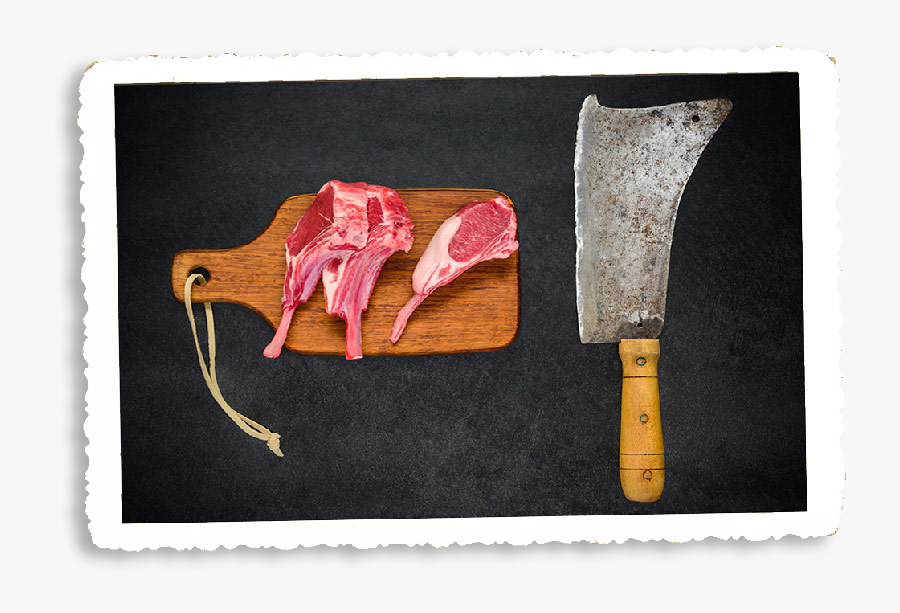 Thacther Farms Butcher Shop - Knife, Transparent Clipart
