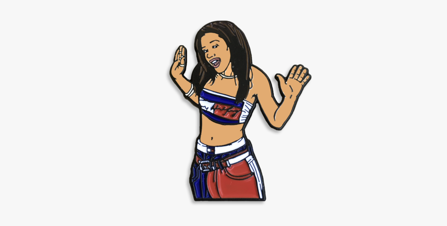 Aaliyah - Aaliyah Enamel Pin, Transparent Clipart