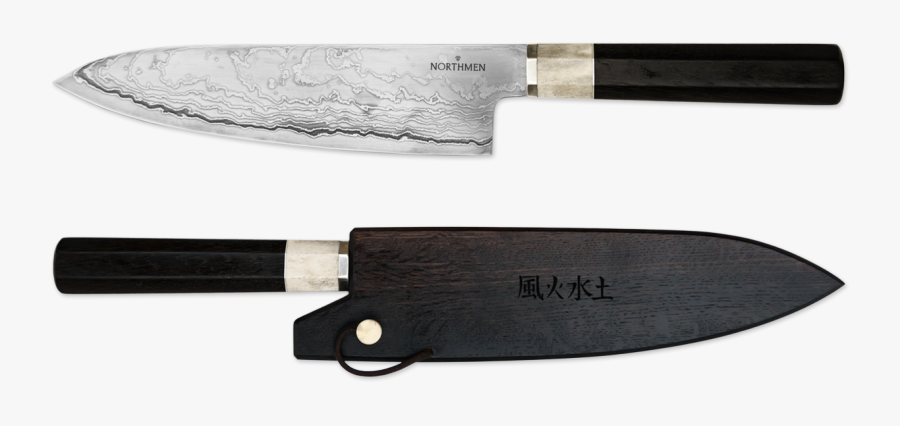 Transparent Butcher Knife Png - Hunting Knife, Transparent Clipart