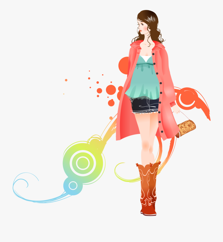 Download Fashion Girl Transparent Background Hq Png - Fashion Girl Fashion Png, Transparent Clipart