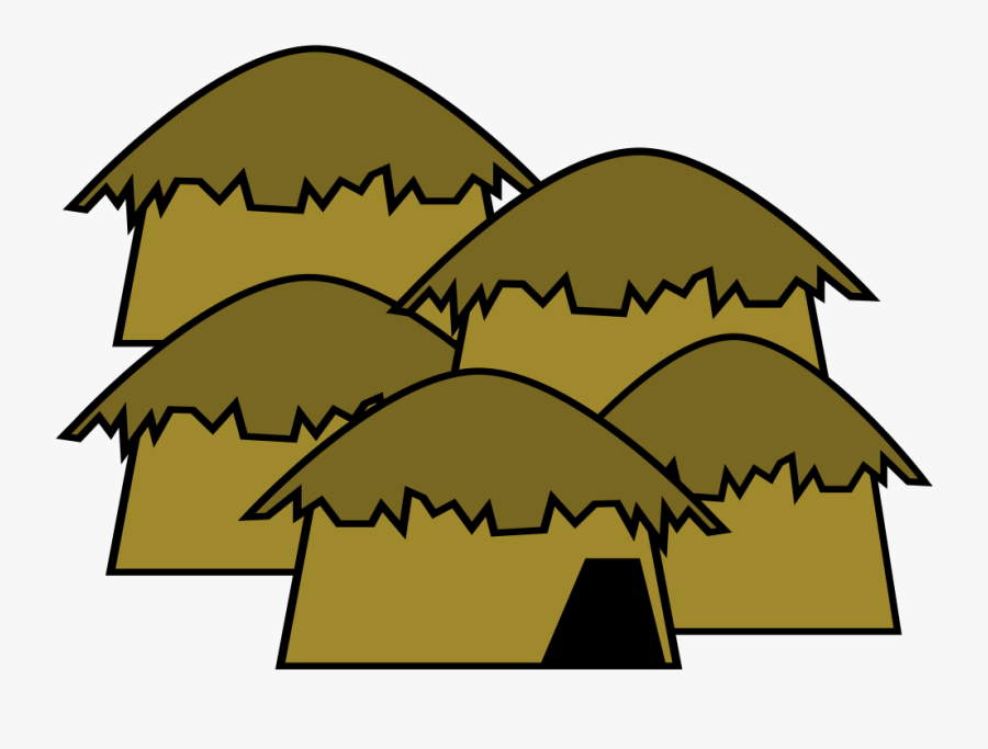 This Free Icons Png Design Of Grass Huts - Clipart Of A Huts, Transparent Clipart