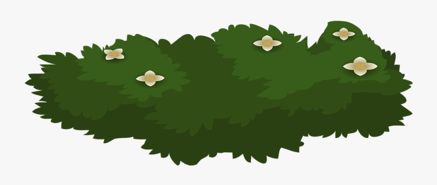 Cartoon Grass And Flowers Png - Bushes Cartoons Png, Transparent Clipart