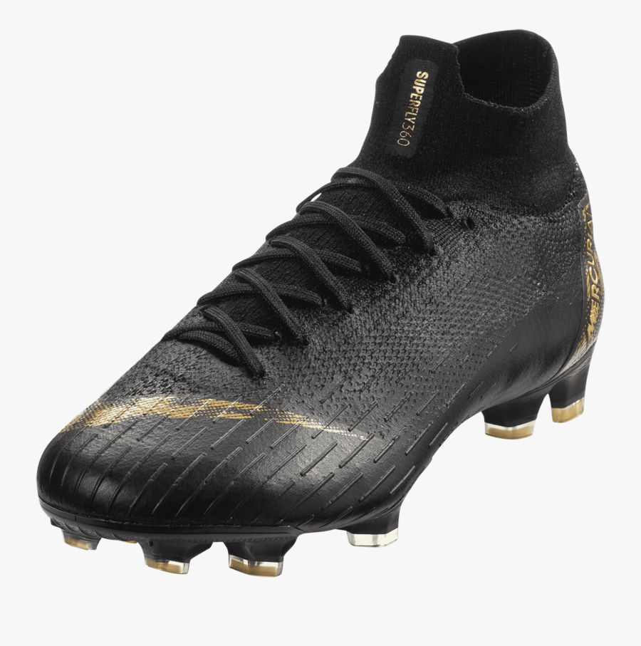 Transparent Soccer Net Png - Nike Mercurial Gold And Black, Transparent Clipart