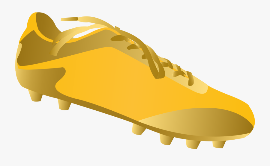 Zapato De Oro Vector, Transparent Clipart