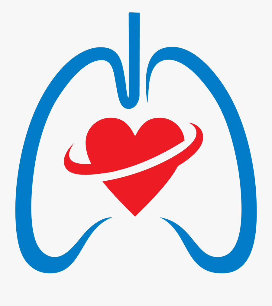 Smoking Clipart Respiratory Failure - Lungs Care Logo, Transparent Clipart