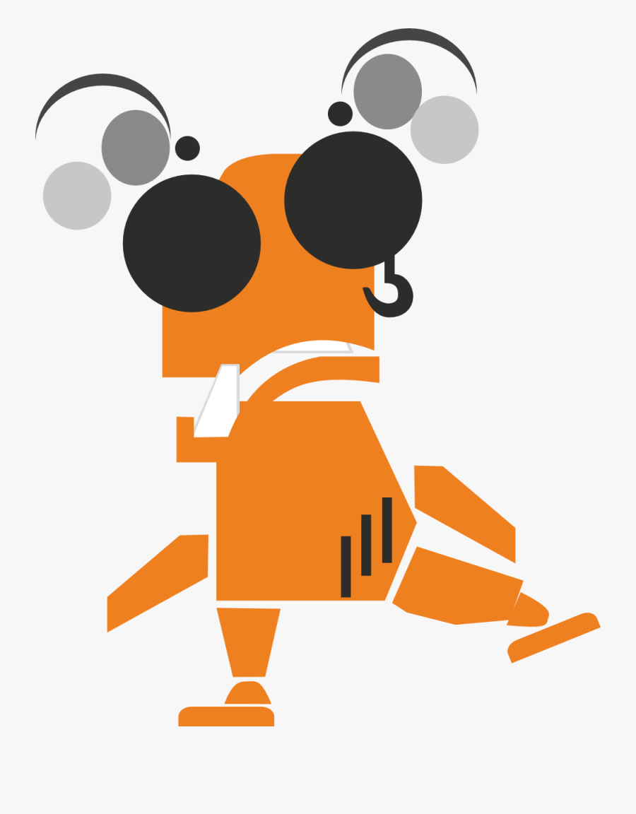 Figure, Alien, Robot, Funny, Orange, Monster - Clipart Of Strange, Transparent Clipart