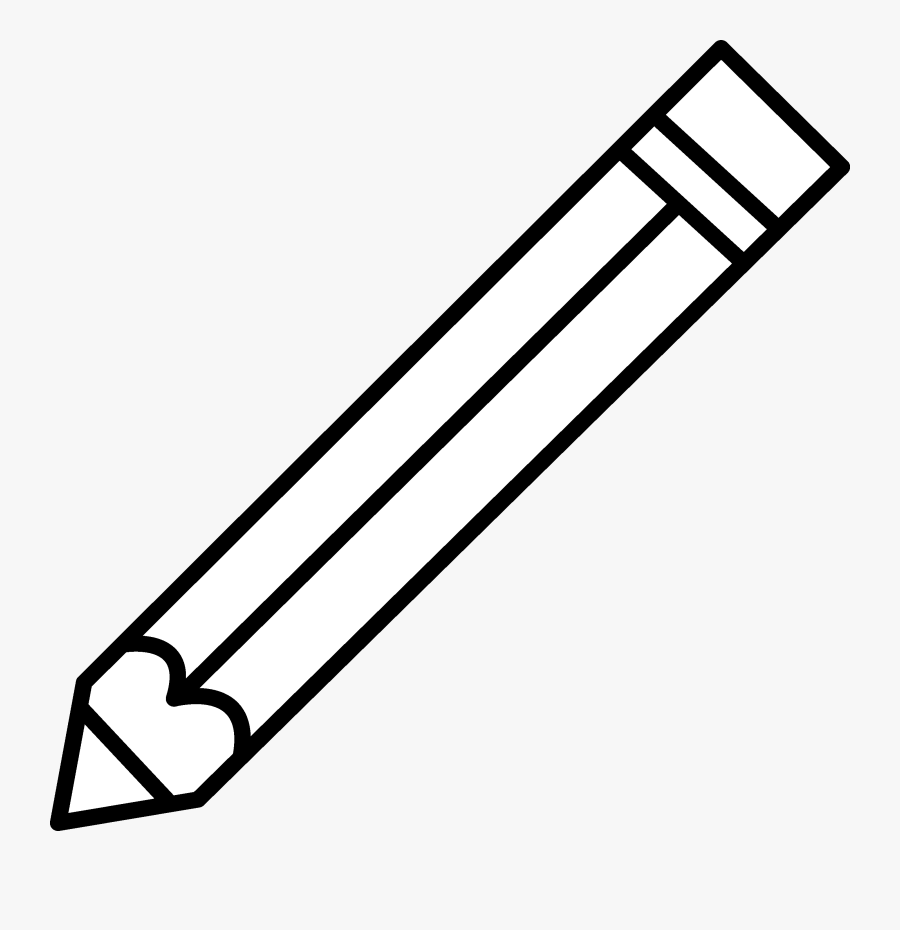 Outline Drawing Of Pencil Clipart , Png Download - Outline Of Pencil, Transparent Clipart