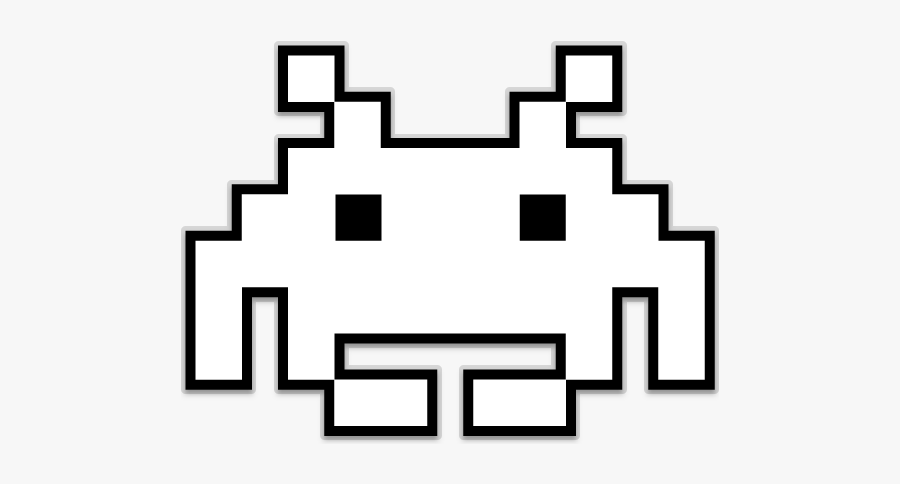 Space Invaders Alien Sprites, Transparent Clipart