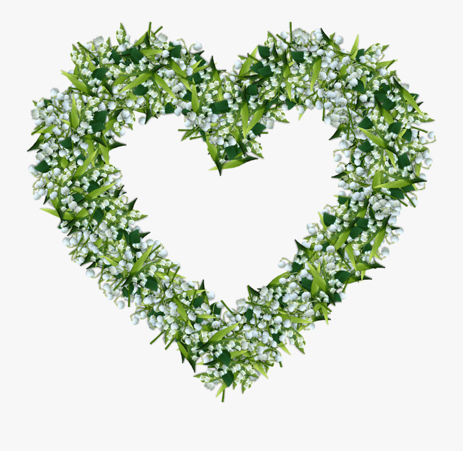 #lovestickers #love #heart #nature #flower #wreath - Lily Of The Valley Pixel, Transparent Clipart