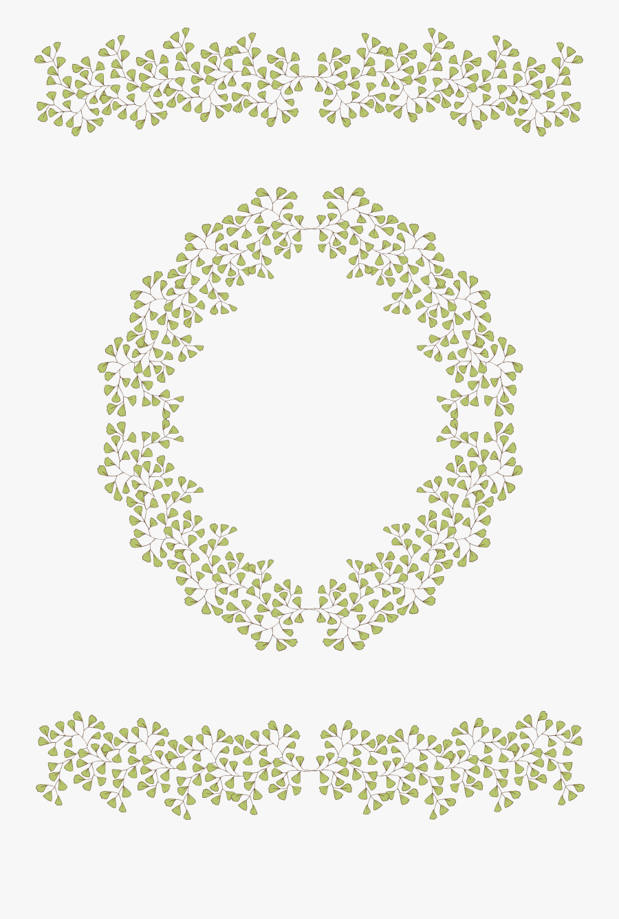 Circle Clipart Greenery - Circle, Transparent Clipart