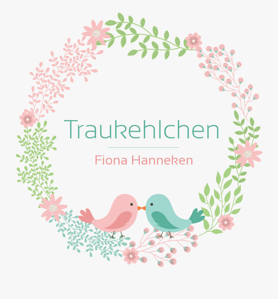 Transparent Clipart Herzen Hochzeit - Floral Wreath Vector Wedding, Transparent Clipart